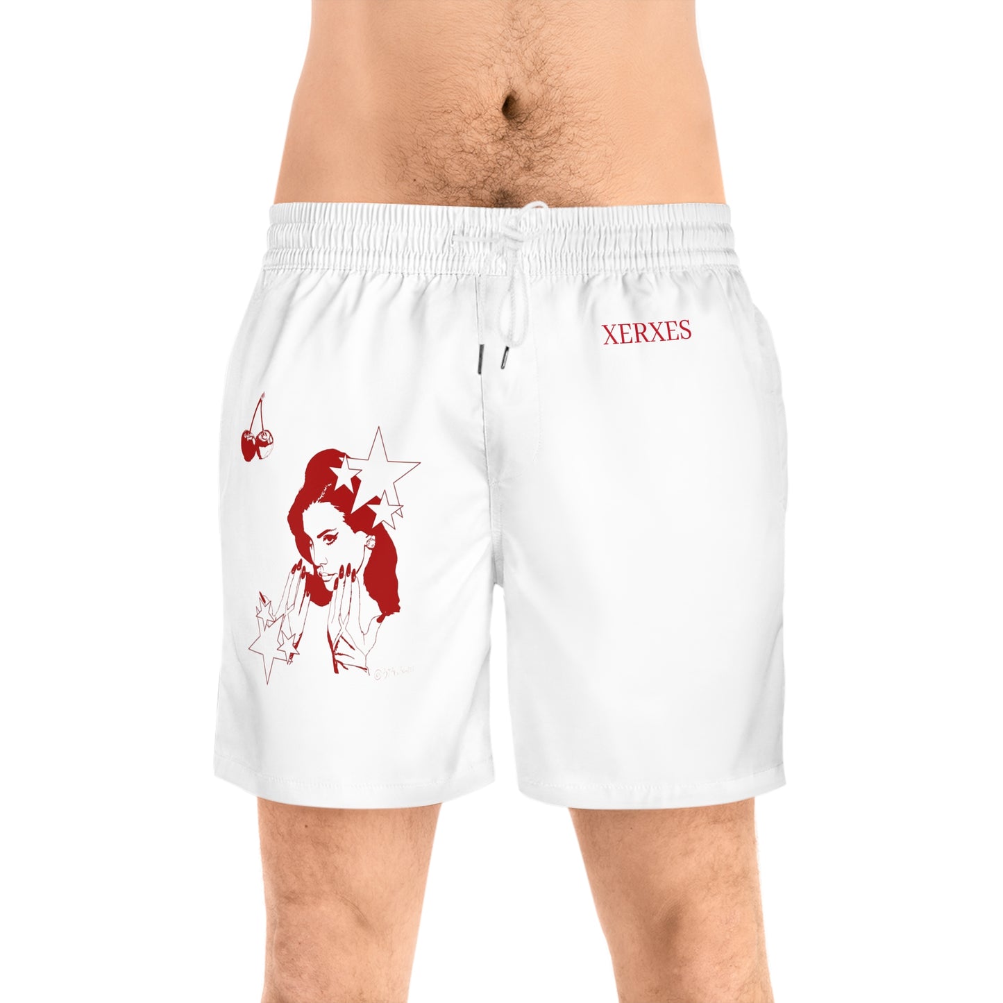 Red Cherry Men's Swimsuit