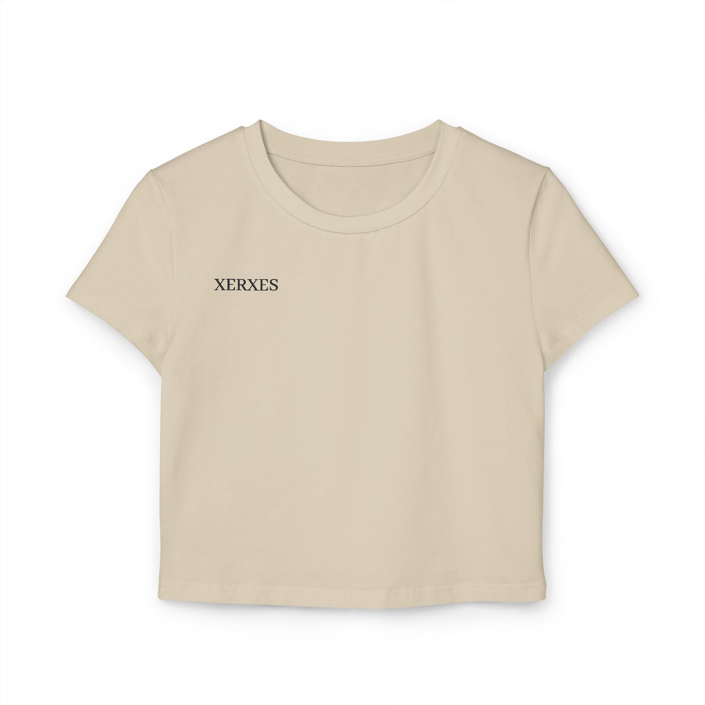 Half Face Graphic Baby Tee